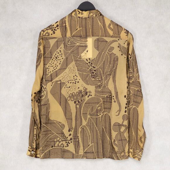 Sefr Men Sense Ommi Embroidery Shirt Omid Embroid Size L (Pre-owned) - Picture 3 of 12